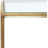 image:imageSAFAVIEH Couture Collection Florabella Mirrored Bronze Square Accent Table Fully Assembled