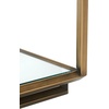 image:imageSAFAVIEH Couture Collection Florabella Mirrored Bronze Square Accent Table Fully Assembled