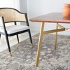 image:imageSAFAVIEH Couture Home Collection Dakota Wood Rectangle Kitchen Dining Room Table