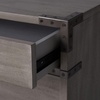 image:imageSAFAVIEH Couture Home Collection Nisha Light Brown 3Drawer Wood Nightstand Table Fully AssembledLight Grey