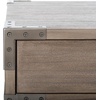 image:imageSAFAVIEH Couture Home Collection Nisha Light Brown 3Drawer Wood Nightstand Table Fully AssembledNatural