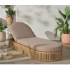 image:imageSAFAVIEH Couture Outdoor Patio Furniture Collection  Arielle Solid Wood Sun Lounger Adjustable Reclining Chaise Lounge Chair Fully Assembled CPT5002NaturalBrown
