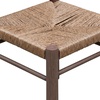 image:imageSAFAVIEH Couture Outdoor Patio Furniture Collection  Romona Tropical Dining Chair Set of 2 Brown Woven Rattan Seat Fully Assembled CPT4000BBrown