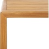 image:imageSAFAVIEH Couture Outdoor Tortuga NaturalWhite Solid Wood Accent Chair