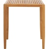 image:imageSAFAVIEH Couture Outdoor Tortuga NaturalWhite Solid Wood Accent Chair