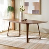 image:imageSAFAVIEH Furniture  Alissa 63  83 Extendable Dining Table  Walnut Wood  Modern Expandable Dining Table  Ideal for Dining Room Kitchen DTB4301AWalnut