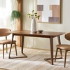 image:imageSAFAVIEH Furniture  Alissa 63  83 Extendable Dining Table  Walnut Wood  Modern Expandable Dining Table  Ideal for Dining Room Kitchen DTB4301AWalnut