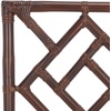 image:imageSAFAVIEH Furniture  Bhumi Accent Chair Set of 2  Coastal Design White amp Chocolate Brown Rattan  Fully Assembled  Ideal for Living Room Bedroom Dining Space 197 Seat Height ACH6509DSET2