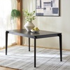 image:imageSAFAVIEH Furniture  Hammis 59  76 Extendable Dining Table  Black Solid Wood  Fully Assembled  Expandable Table for Dining Room amp Kitchen DTB4304ABlack