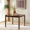 image:imageSAFAVIEH Furniture  Naomina Round Dining Table  Walnut Wood  Modern Round Dining Table  Ideal for Dining Room Kitchen 472 W x 472 D x 295 H DTB4303AWalnut