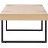 image:imageSAFAVIEH Home Collection  Klausner Sand amp Black Coffee Table Modern Rectangular Accent Table Metal Frame Design COF9308ASandBlack