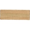 image:imageSAFAVIEH Home Collection  Shazza Natural Brown Solid Wood Bench with Woven Seat Fully Assembled BCH6501ANatural