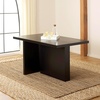 image:imageSAFAVIEH Home Collection Assana Natural Brown Dining TableBlack