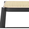 image:imageSAFAVIEH Home Collection Jaguar BlackNatural Brown Cane Bench for Foyer Bedroom Dining Room
