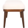 image:imageSAFAVIEH Home Collection Maila OffWhite VelvetCopper Rectangle Bench