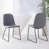 image:imageSAFAVIEH Home Collection Makalu GreyBlack Living Room Accent Dining Chair