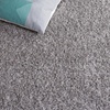 image:imageSAFAVIEH Lindsay Shag Collection Round Rug  67 Round Pink Contemporary Design Ideal for High Traffic Areas in Living Room Bedroom amp Dining Room LNS560U7RDark Grey