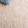 image:imageSAFAVIEH Lindsay Shag Collection Round Rug  67 Round Pink Contemporary Design Ideal for High Traffic Areas in Living Room Bedroom amp Dining Room LNS560U7RBeige