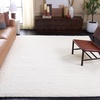 image:imageSAFAVIEH Lindsay Shag Collection Round Rug  67 Round Pink Contemporary Design Ideal for High Traffic Areas in Living Room Bedroom amp Dining Room LNS560U7RIvory