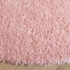 image:imageSAFAVIEH Lindsay Shag Collection Round Rug  67 Round Pink Contemporary Design Ideal for High Traffic Areas in Living Room Bedroom amp Dining Room LNS560U7RPink