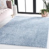 image:imageSAFAVIEH Lindsay Shag Collection Round Rug  67 Round Pink Contemporary Design Ideal for High Traffic Areas in Living Room Bedroom amp Dining Room LNS560U7RAqua