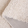 image:imageSAFAVIEH Lindsay Shag Collection Round Rug  67 Round Pink Contemporary Design Ideal for High Traffic Areas in Living Room Bedroom amp Dining Room LNS560U7RBeige