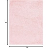 image:imageSAFAVIEH Lindsay Shag Collection Round Rug  67 Round Pink Contemporary Design Ideal for High Traffic Areas in Living Room Bedroom amp Dining Room LNS560U7RPink