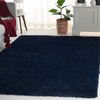 image:imageSAFAVIEH Lindsay Shag Collection Round Rug  67 Round Pink Contemporary Design Ideal for High Traffic Areas in Living Room Bedroom amp Dining Room LNS560U7RNavy