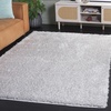 image:imageSAFAVIEH Lindsay Shag Collection Round Rug  67 Round Pink Contemporary Design Ideal for High Traffic Areas in Living Room Bedroom amp Dining Room LNS560U7RGrey