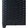 image:imageSAFAVIEH Outdoor Collection Bronson Black RattanBeige Cushion 3Piece Patio Backyard Sectional Sofa Set