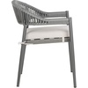 image:imageSAFAVIEH Outdoor Collection Greer Grey Stackable Rope Chair Set of 2