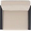 image:imageSAFAVIEH Outdoor Couture Patio Furniture Guam Black Aluminum amp Beige Armchair with CushionsBlackBeige