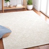 image:imageSAFAVIEH Trace Collection Area Rug  5 x 8 Dark Grey amp Light Grey Handmade Wool Ideal for High Traffic Areas in Living Room Bedroom TRC101AIvory