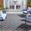 image:imageSAFAVIEH Washable Rug Outdoor Courtyard Collection  53 x 77 Pink amp Beige NonShedding amp Easy Cleaning Ideal for Patio Backyard Mudroom CY891856221Black Charcoal