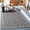 image:imageSAFAVIEH Washable Rug Outdoor Courtyard Collection  53 x 77 Pink amp Beige NonShedding amp Easy Cleaning Ideal for Patio Backyard Mudroom CY891856221Black Charcoal