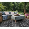image:imageSAFAVIEH Washable Rug Outdoor Courtyard Collection  53 x 77 Pink amp Beige NonShedding amp Easy Cleaning Ideal for Patio Backyard Mudroom CY891856221Black Charcoal