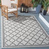 image:imageSAFAVIEH Washable Rug Outdoor Courtyard Collection  53 x 77 Pink amp Beige NonShedding amp Easy Cleaning Ideal for Patio Backyard Mudroom CY891856221Light GreyBlack