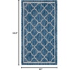 image:imageSAFAVIEH Washable Rug Outdoor Courtyard Collection  53 x 77 Pink amp Beige NonShedding amp Easy Cleaning Ideal for Patio Backyard Mudroom CY891856221NavyGrey