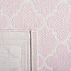 image:imageSAFAVIEH Washable Rug Outdoor Courtyard Collection  53 x 77 Pink amp Beige NonShedding amp Easy Cleaning Ideal for Patio Backyard Mudroom CY891856221PinkBeige