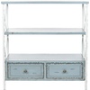 image:imageSafavieh American Homes Collection Chandra Pale Blue and White Smoke Console TablePale Blue  White Smoke