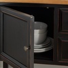 image:imageSafavieh American Homes Collection Charlotte Medium Oak SideboardBlack  Oak