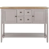 image:imageSafavieh American Homes Collection Charlotte Medium Oak SideboardQuartz Grey  Oak