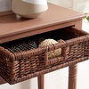 image:imageSafavieh American Homes Collection Corbin Brown Console TableSepia