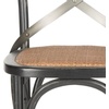 image:imageSafavieh American Homes Collection Eleanor Weathered Oak 307inch Bar StoolBlack