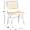 image:imageSafavieh Couture Hattie 19inch Natural Rattan Dining Chair Set of 2White  Natural