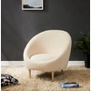 image:imageSafavieh Couture Home Razia Retro Glam Pale Taupe Velvet Channel Tufted Tub ChairIvory  Gold