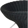 image:imageSafavieh Home Collection Monicka Wicker Black Adjustable Swivel Gas Lift 232317inch Bar Stoolblack