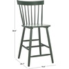 image:imageSafavieh Home Collection Providence Spindle Back White Counter 24inch Stool Set of 2Garden Green