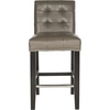 image:imageSafavieh Mercer Collection Thompson Cream Leather 258inch Counter StoolClay