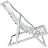 image:imageSafavieh Outdoor Collection Rendi Natural and Beige Relax Chair with PillowGrey  Beige